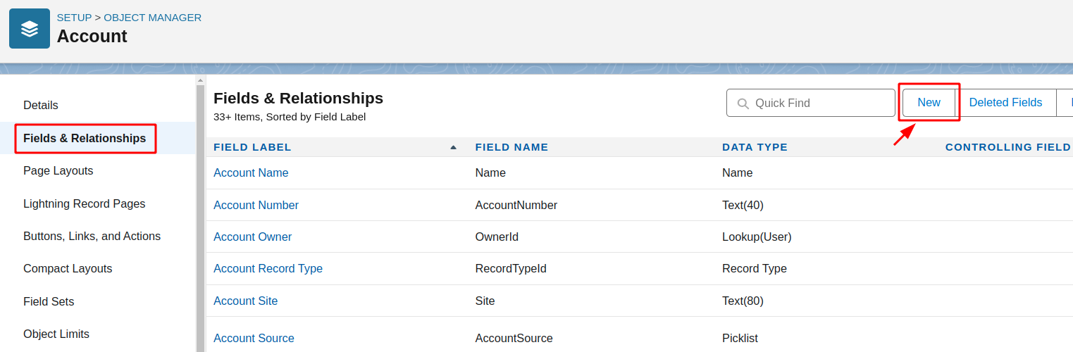 create new field to add global picklist value set