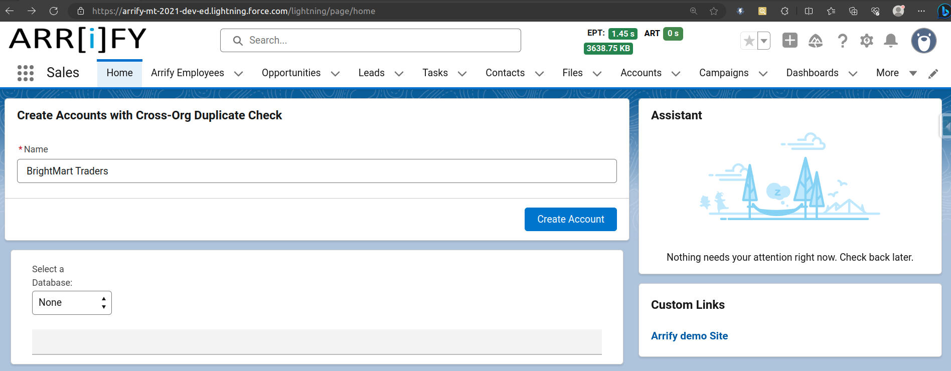Try with different. name